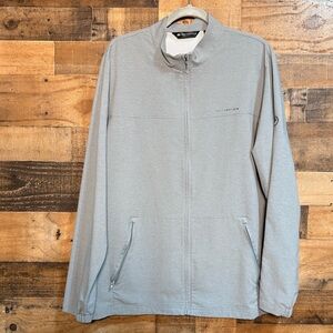 NEW NWOT Travis Mathew Men's Gray Lightweight Zip Jacket Coat Golf XL